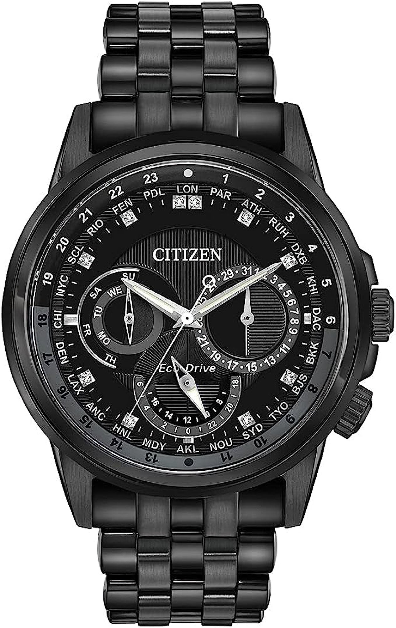 Citizen Eco-Drive Calendrier Diamond Men's Watch BU2027-54E