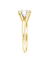 Six Prong Diamond Solitaire Engagement Ring - The Brothers Jewelry Co.