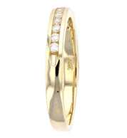 Channel Set Round Diamond Wedding Ring - The Brothers Jewelry Co.