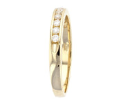 Channel Set Round Diamond Wedding Ring - The Brothers Jewelry Co.