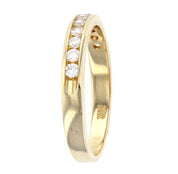 Channel Set Round Diamond Wedding Ring - The Brothers Jewelry Co.