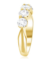 Five-Stone Diamond Shared Prong Wedding Ring (1.50 ct. tw.) - The Brothers Jewelry Co.