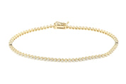 Petite Diamond Tennis Bracelet in 14k Yellow Gold