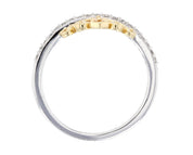 Baguette Diamond Crown Ring 14k Two-tone Gold - Iris + Mill