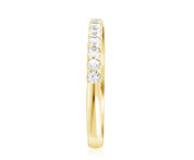 Classic Diamond Wedding Ring in 14k Yellow Gold - Iris + Mill