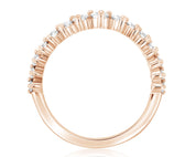 Diamond Chevron Ring in 14k Rose Gold (0.77 ct. tw.) - Iris + Mill