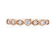 Diamond Infinity Stackable Fashion Ring in 14k Rose Gold (0.25 ct. tw.) - Iris + Mill