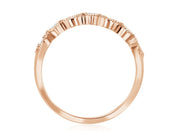 Diamond Infinity Stackable Fashion Ring in 14k Rose Gold (0.25 ct. tw.) - Iris + Mill