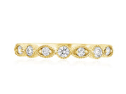 Diamond Infinity Stackable Fashion Ring in 14k Yellow Gold (0.25 ct. tw.) - Iris + Mill