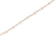 Diamond Milgrain Tennis Bracelet in 14k Rose Gold (1.80 ct. tw.) - Iris + Mill