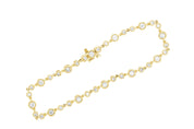 Diamond Milgrain Tennis Bracelet in 14k Yellow Gold (1.80 ct. tw.) - Iris + Mill