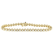 Diamond Tennis Bracelet in 14k Yellow Gold - Iris + Mill