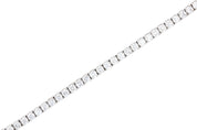 Diamond Tennis Bracelet with Hidden Clasp in 14k White Gold - Iris + Mill