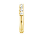 French Pavè Set Round Diamond Wedding Ring in 14k Yellow Gold (0.50 ct. tw.) - Iris + Mill