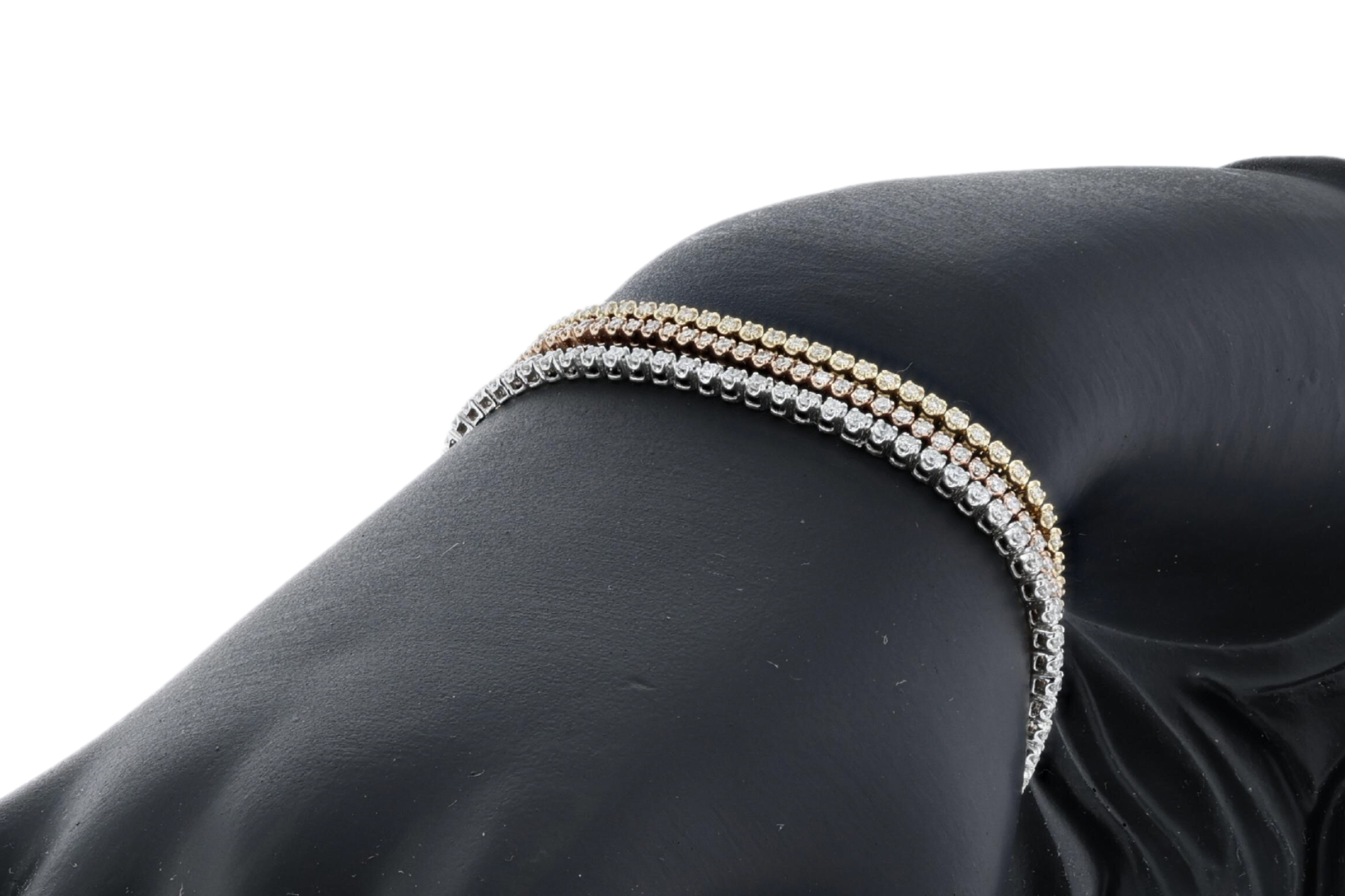 Petite Diamond Tennis Bracelet in 14k Yellow Gold - Iris + Mill