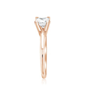 Princess Cut Diamond Solitaire Engagement Ring in 14k Rose Gold - Iris + Mill