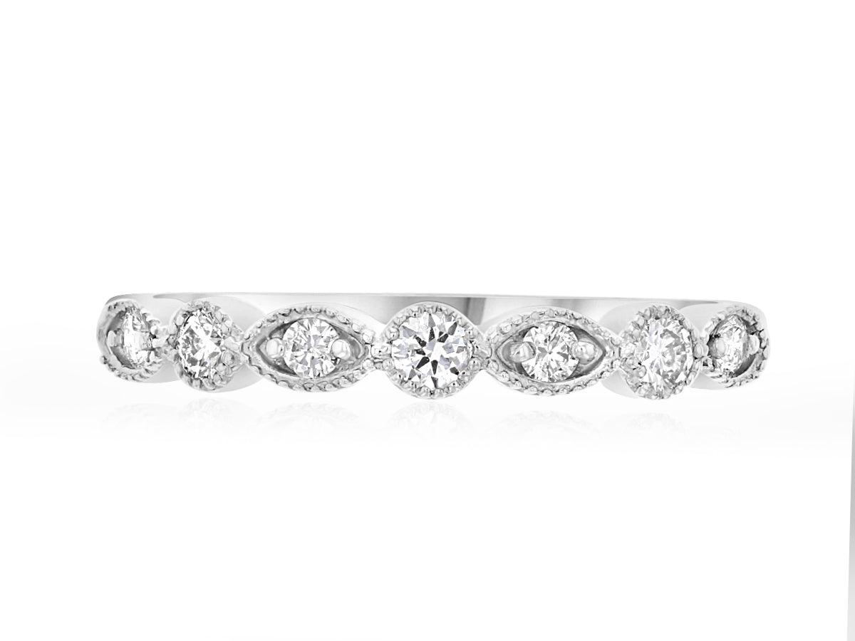 Diamond Infinity Stackable Fashion Ring (.25 ct. tw.) - The Brothers Jewelry Co.